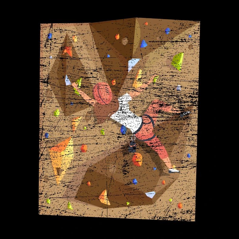 Climbing climbing wall