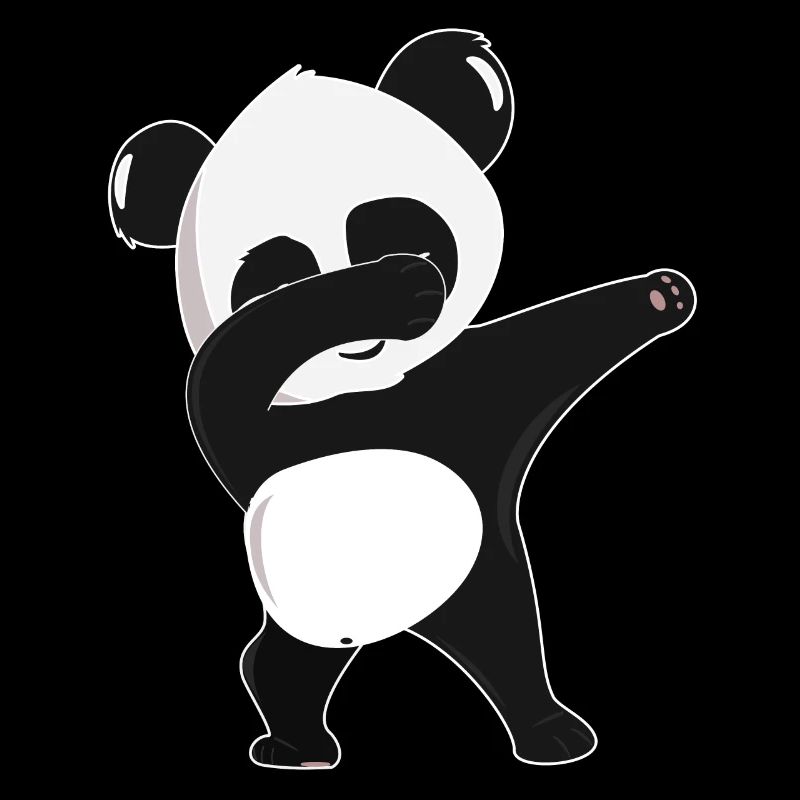dabbing Panda - tanzender Pandabär Geschenkidee