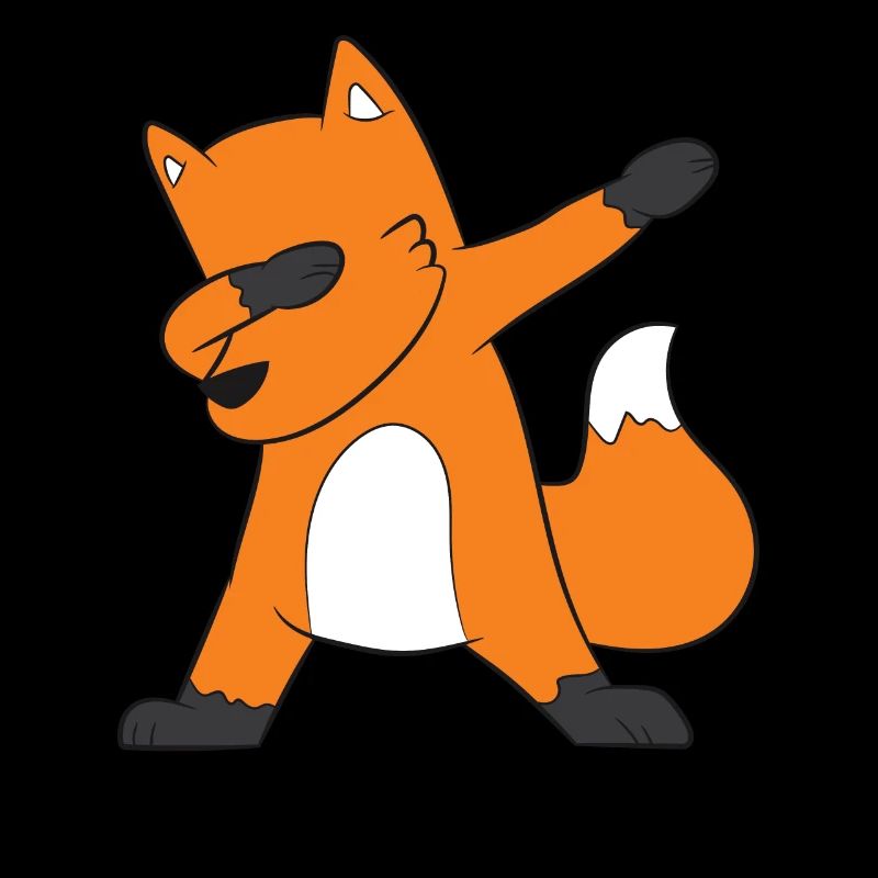 Dabbing Fox Kids Cute Dabbing Fox