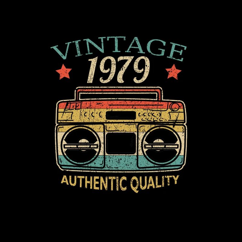 Vintage 1979 Radio Authentic Quality B-Day Gift