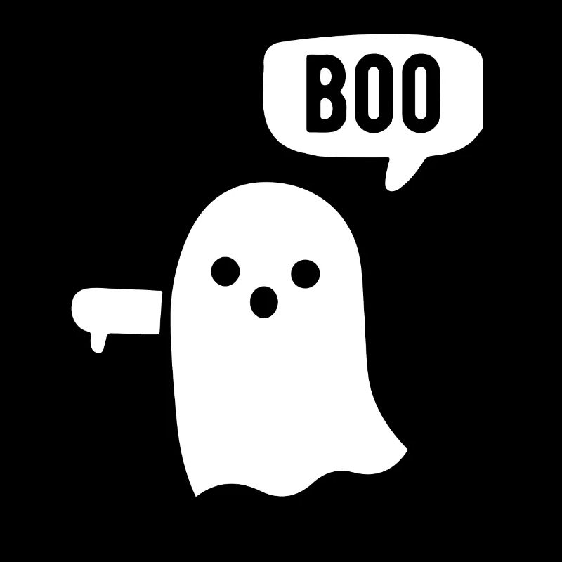 boo ghost pouces vers le bas