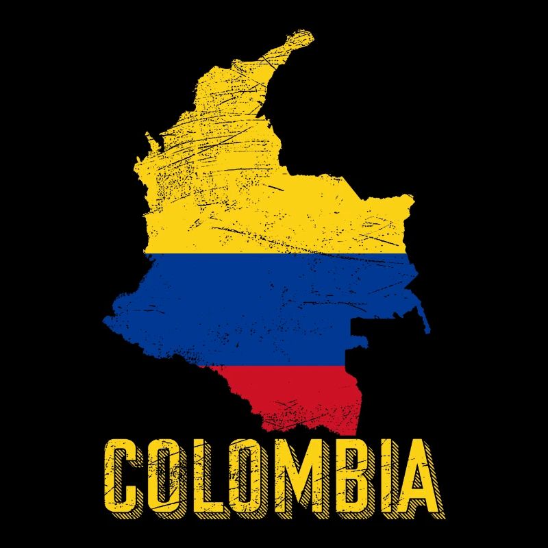Colombie Pays forme drapeau