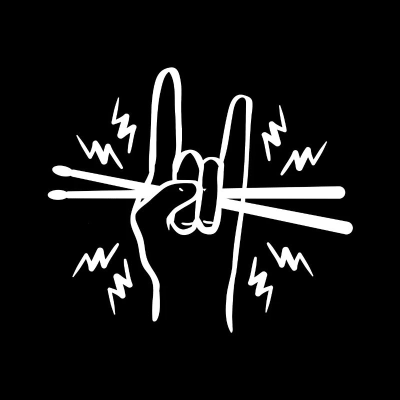 Schlagzeug Schlagzeuger Hand