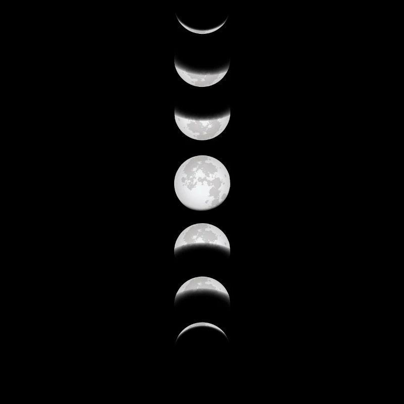 Lune Cycle phase lunaire occultisme tarot