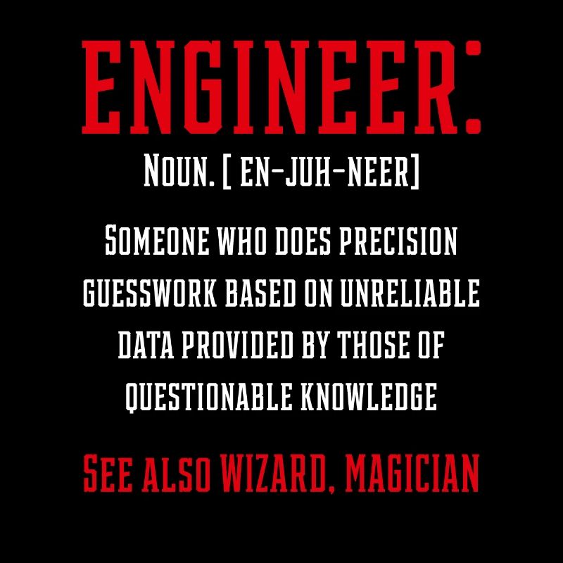 Engineer Funny Definition - Jobs Gift Occupation