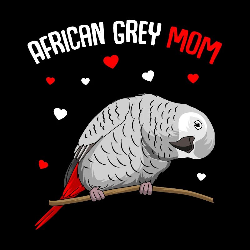 Graupapagei Mama Vogel Lieberhaber