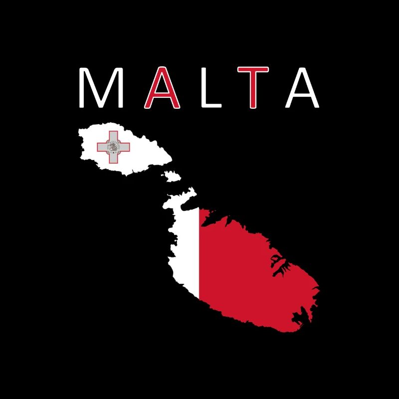Malte Carte drapeau Gozo Comino