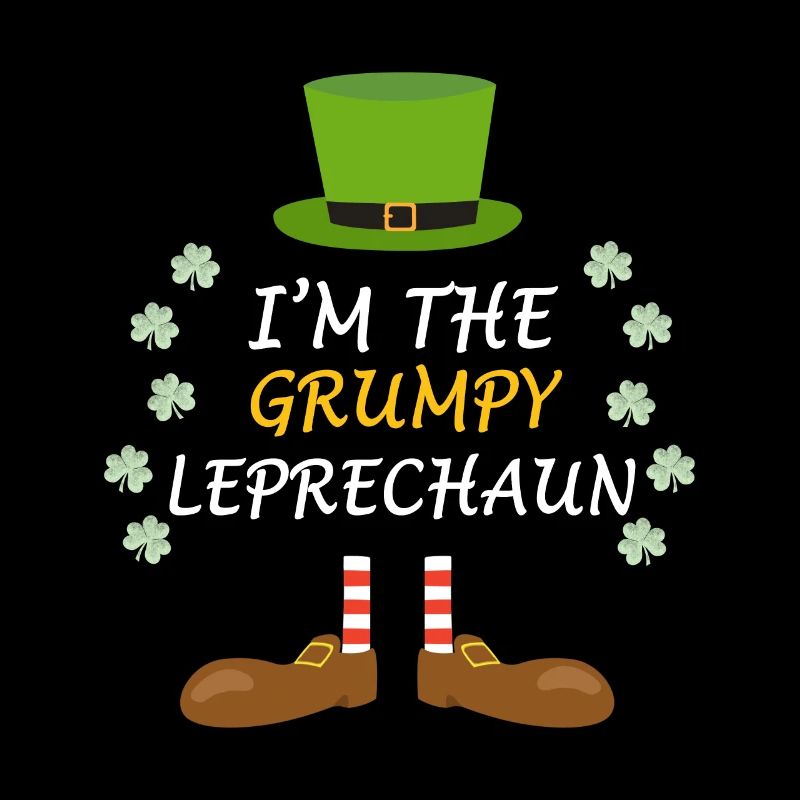 Grumpy St Patrick's Day Ireland Oufit Gift