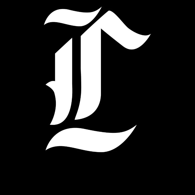 Buchstabe L personalisiertes Geschenk Alphabet Vorname Weihnachten