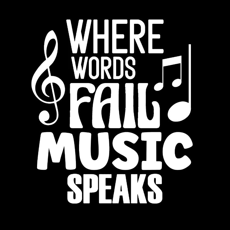 Where Words Fail Music Speaks Musiknote