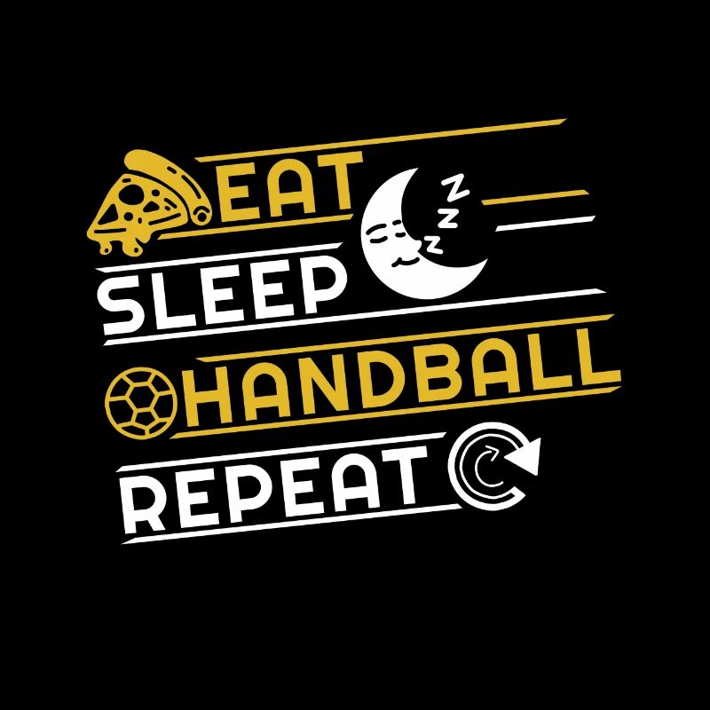 Eat Sleep Handball Repeat Handballer Training