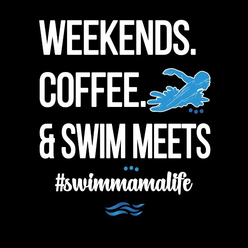 Schwimmmama Mama Eines Schwimmers Schwimm-Mutter