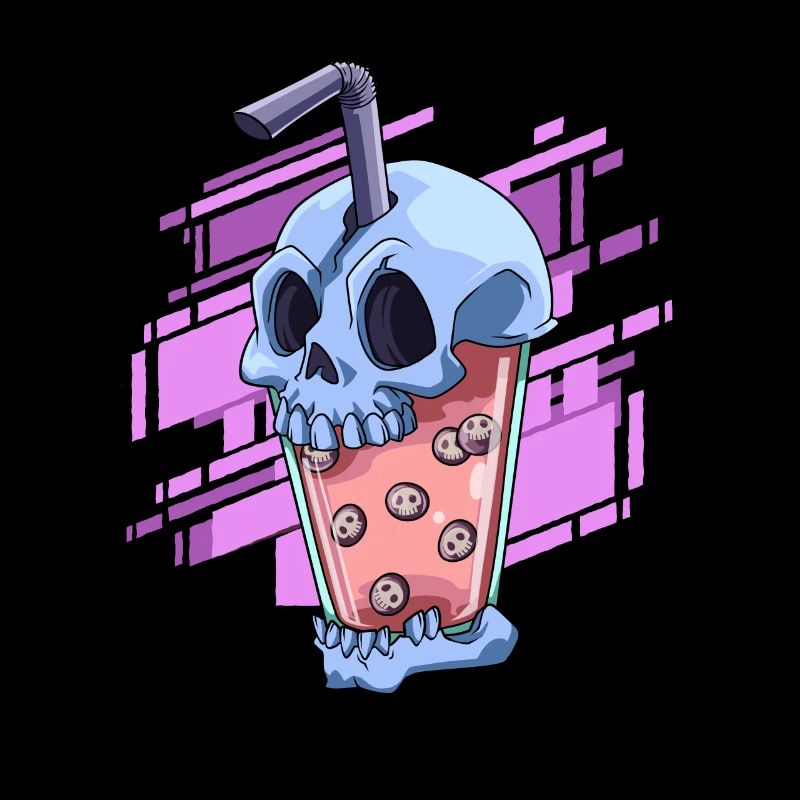 Bubble Tea Nu Goth Style - Otaku Bubble Tea