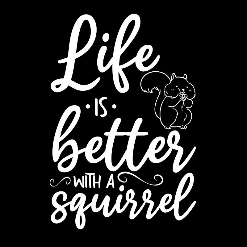 Eichhörnchenliebhaber Niedliches Eichhörnchen Das