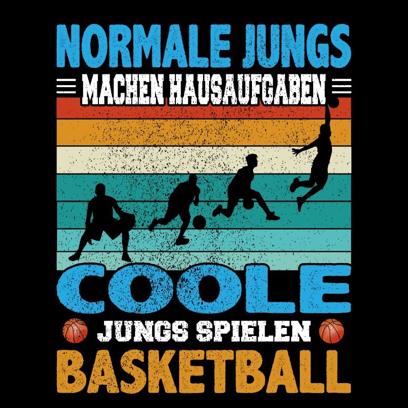Basketball Dunking Spieler Korbleger Spruch