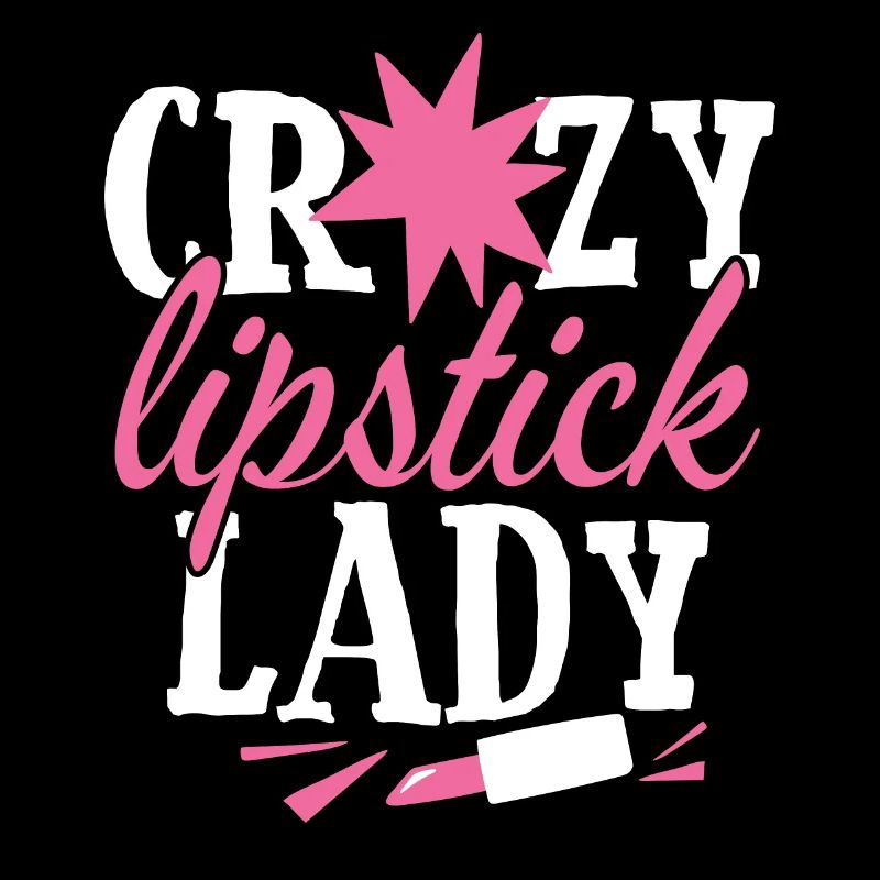 Vintage Lipstick Artwork Distressed