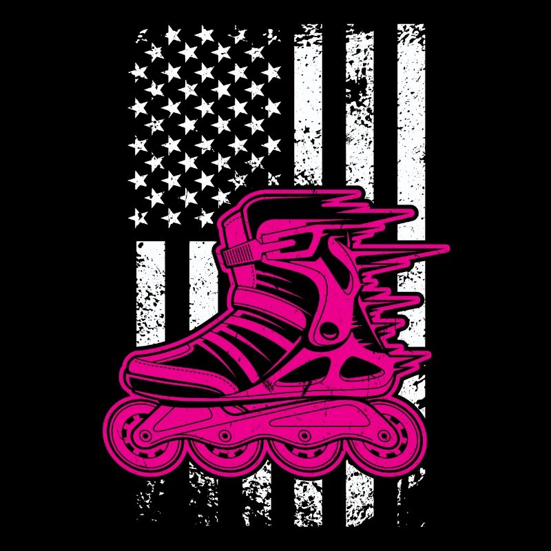 American Roller Girl - Roller Skating