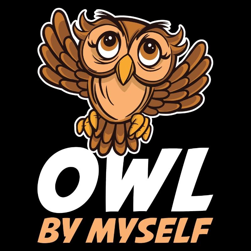 Owl By Myself Eule Geschenk