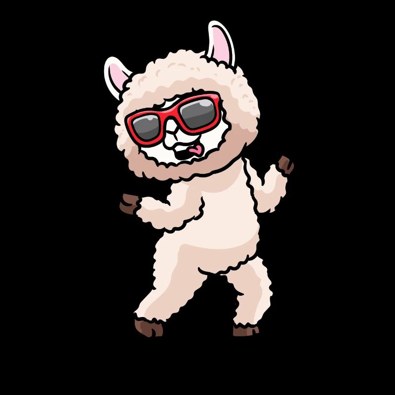 Alpaca Dancing With Sunglasses Dance Dancer