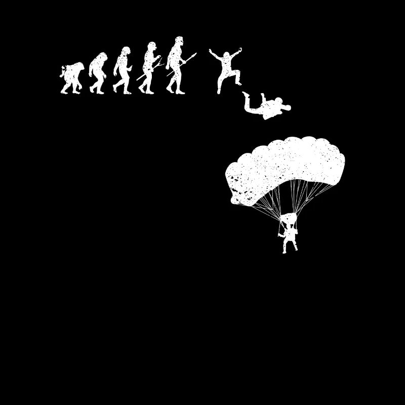 Fallschirmspringen Evolution des Menschen