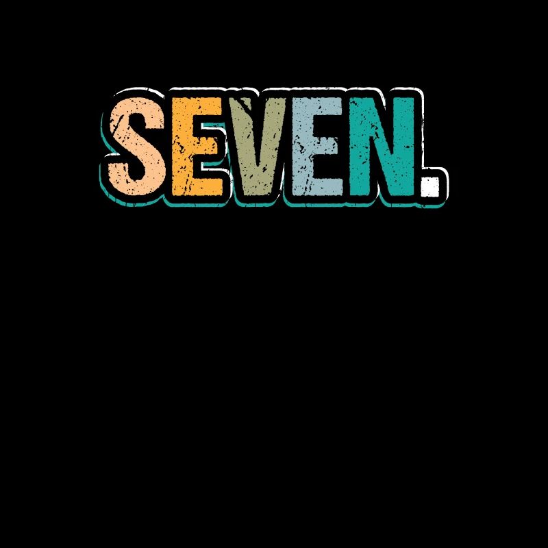 7e anniversaire Enfants Sept ans