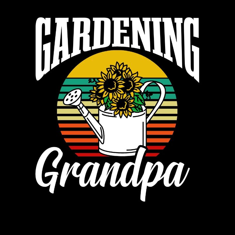 Gartenarbeit Opa Großvater Gärtner Garten