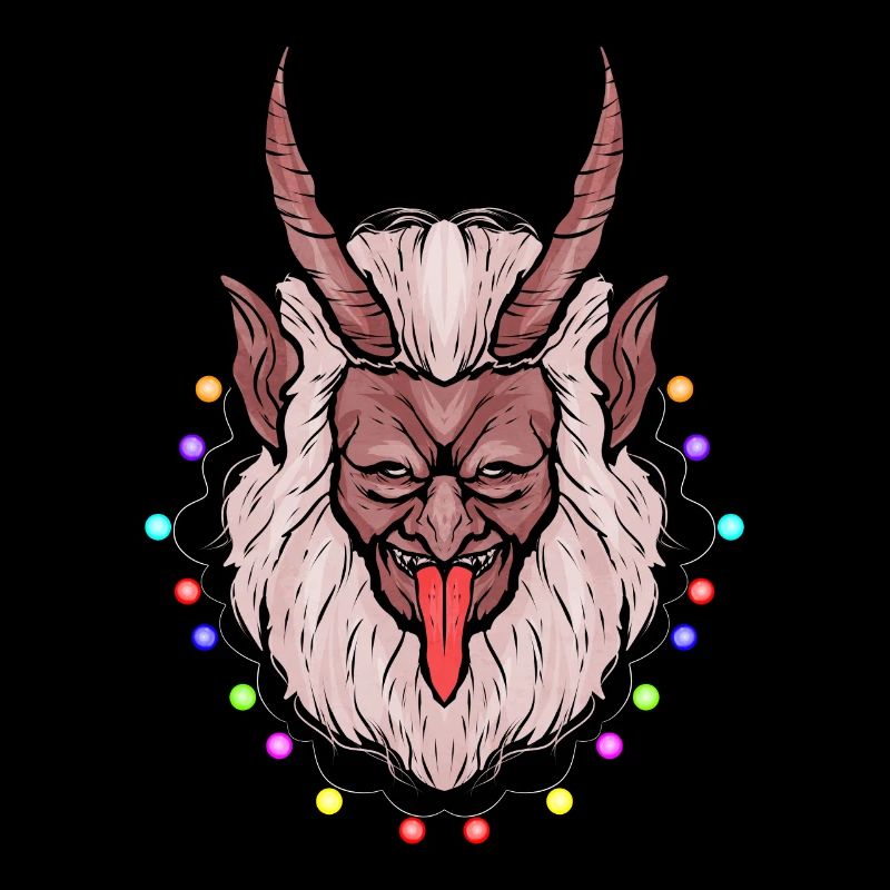 Evil Krampus Devil Demon Dark Christmas