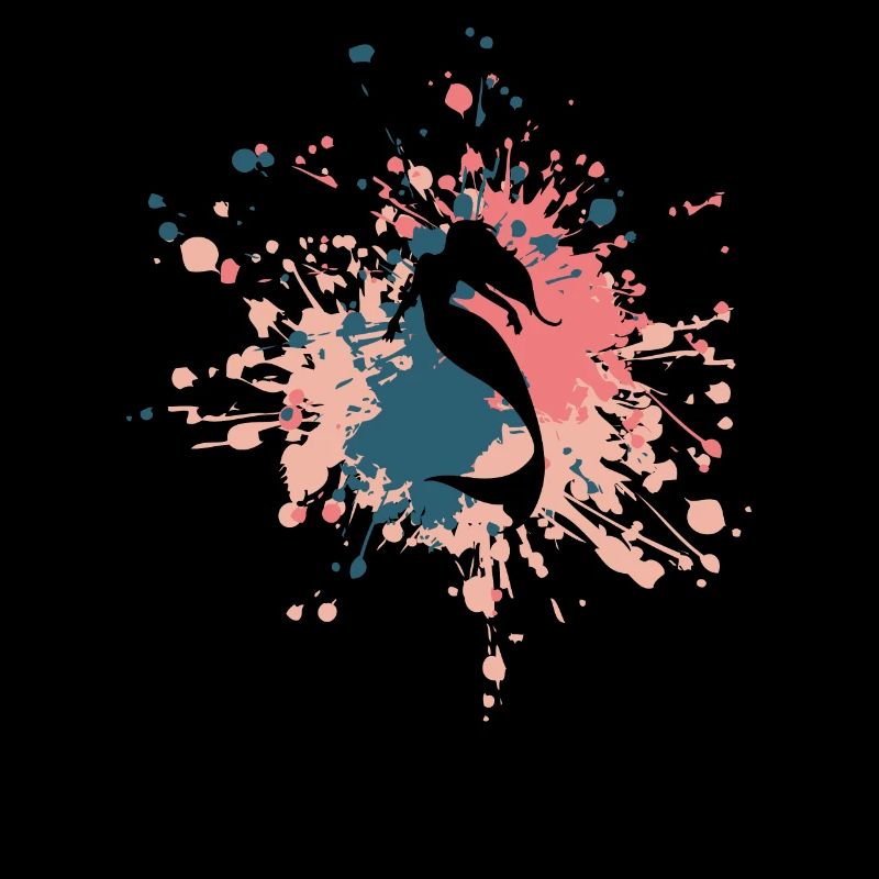 Belle éclaboussure de couleur de sirène