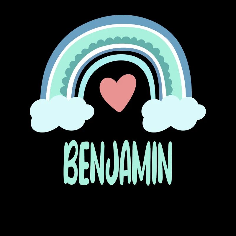Benjamin Navn Rainbow Baby