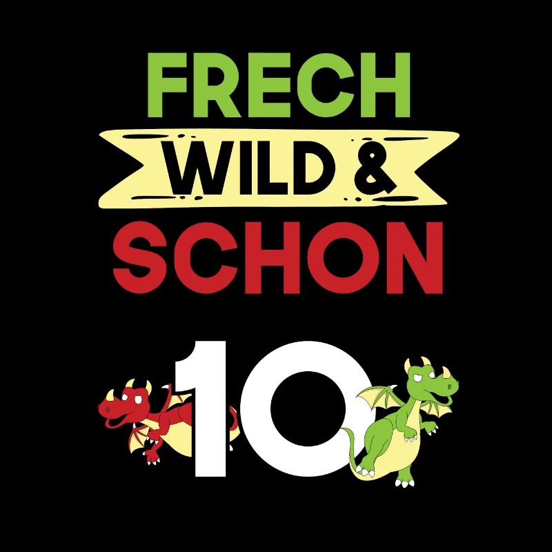 10 Jahre Geburtstag Junge Mädchen Drachen