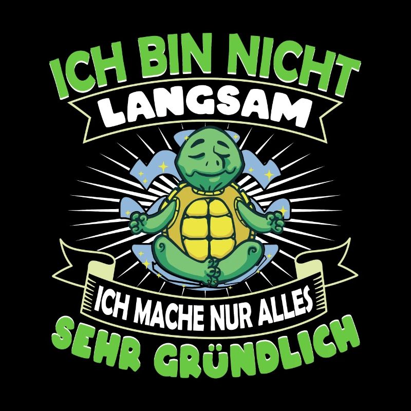 Schildkröte Ich bin nicht langsam