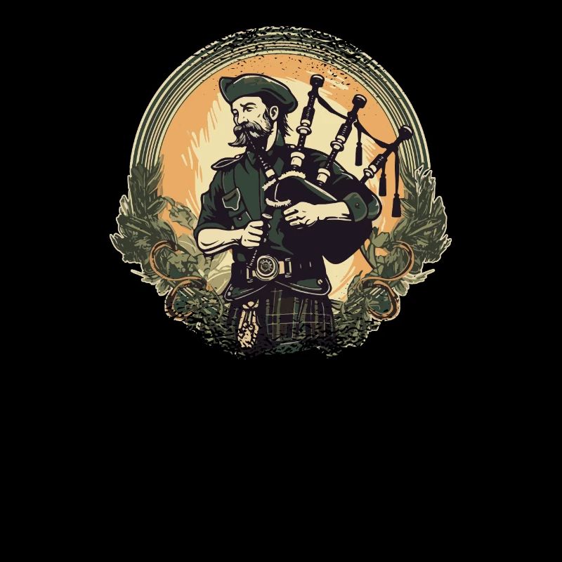 Bagpiper Scottish bagpipe sound