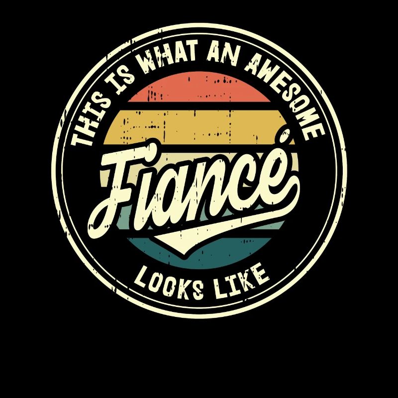 Fiancé Best Wedding Proposal Retro Gift