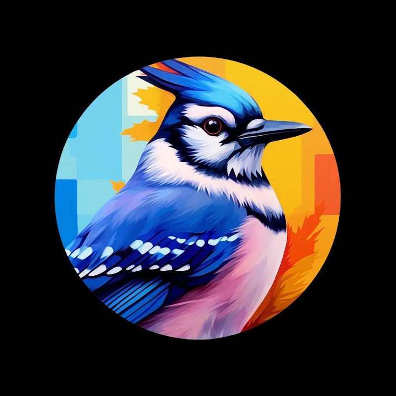 Blue jay bird