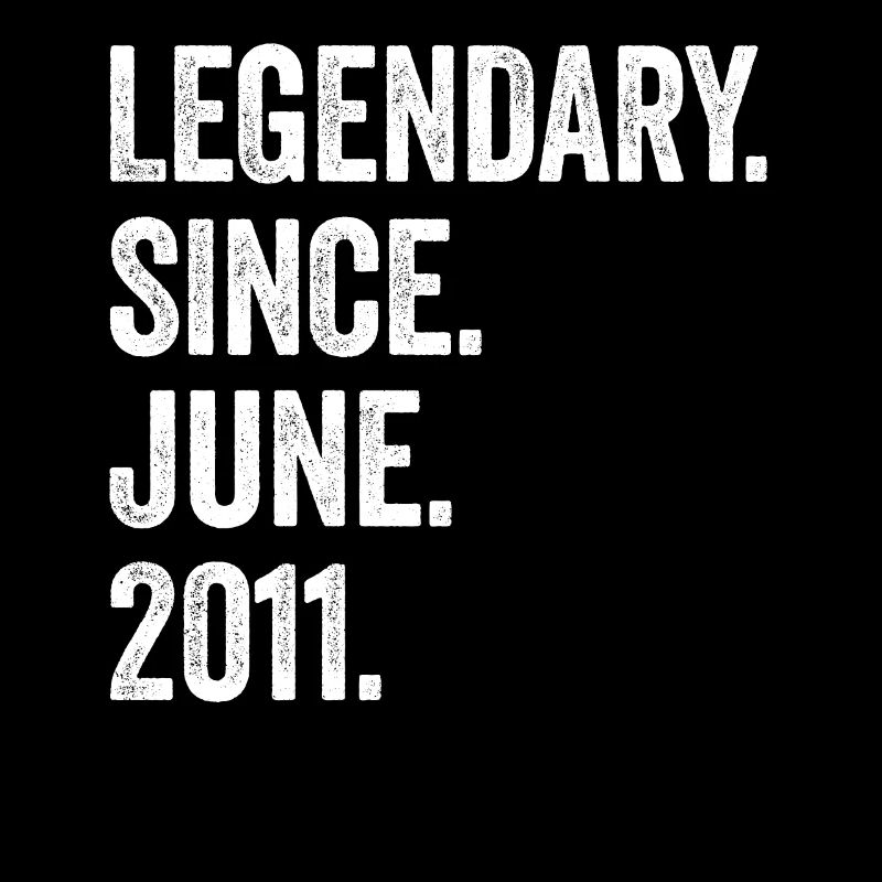 12 Years Old Legendary Since June 2011 12th