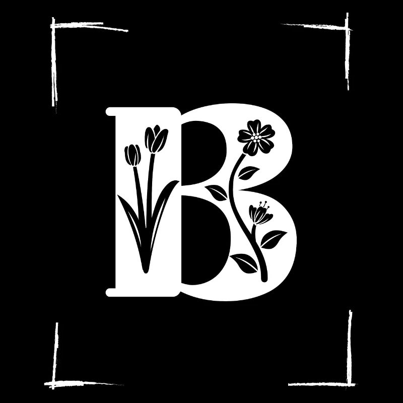 letter B initial