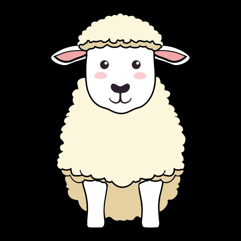 Süßes Schaf Schafherde Wolle