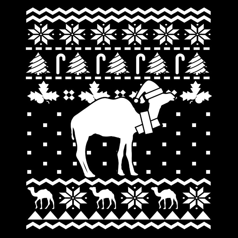 Weihnachtskamel Mit Weihnachtsmütze Wüstentier