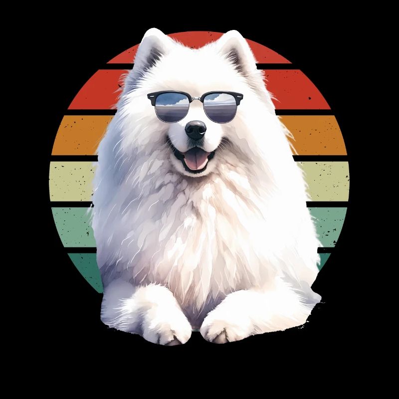 Chien Samoyède Cadeaux Mignon Samoyède Chien Graphique