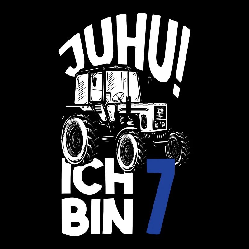 7. Geburtstag Traktor 7 Jahre Geburtstagsshirt