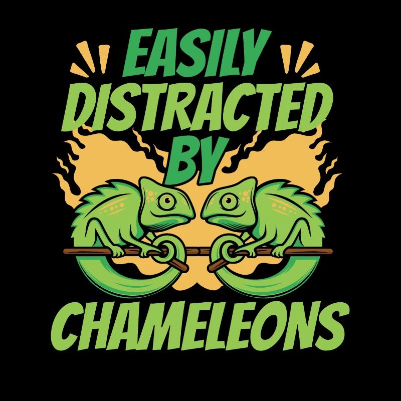 Easily Distracted By Chameleons Veiled Panther
