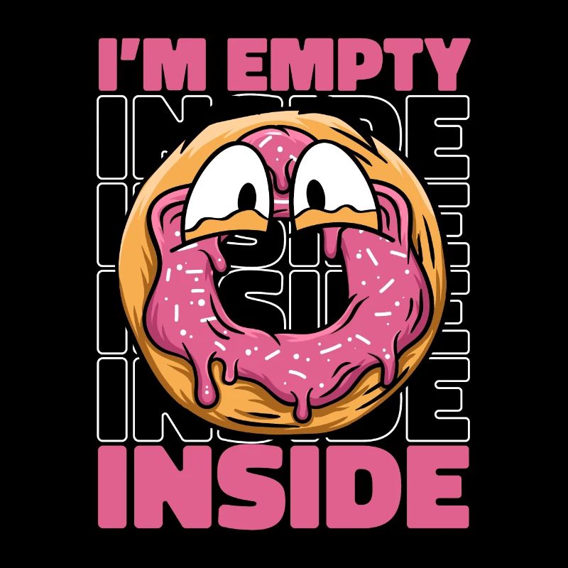 I'm Empty Inside Doughnut Maker Glazed Lover Donut