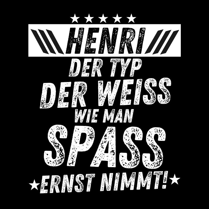 Henri Typ Spaß Ernst Reichtum Männer Party
