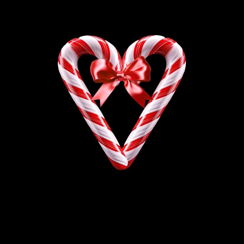 Funny candy cane corn and syrup
