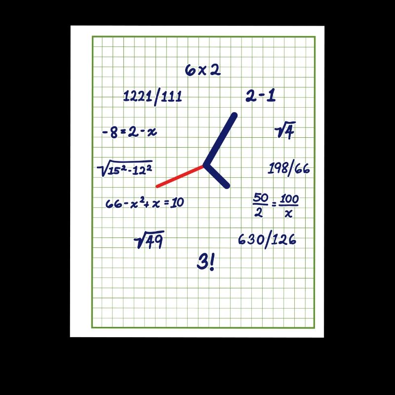 Matematica dell'orologio con formule creative