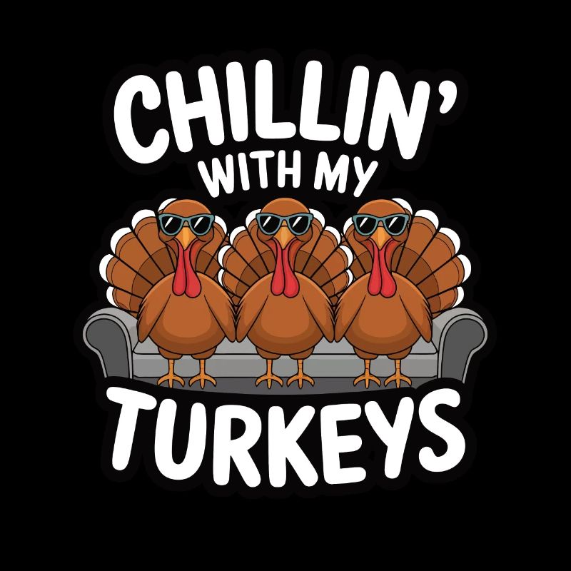 Dinde drôle de Thanksgiving