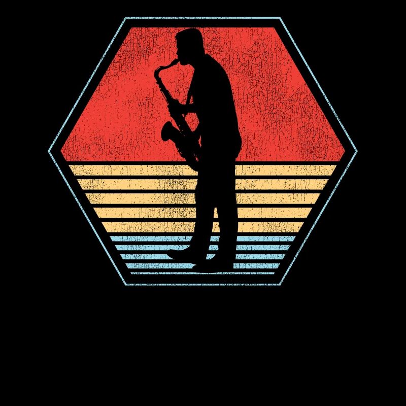 Saxophone Retro Vintage