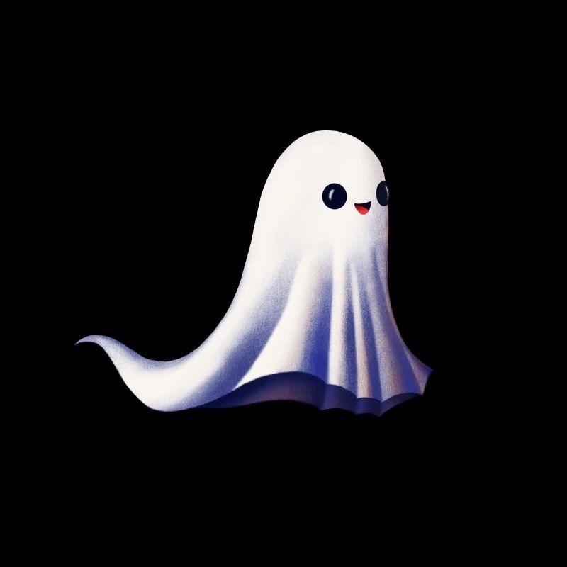 Kleiner Geist Illustration Geschenkidee - Ghost