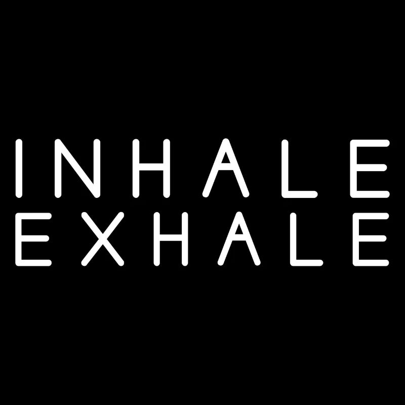 inhale exhale yoga saying scripture