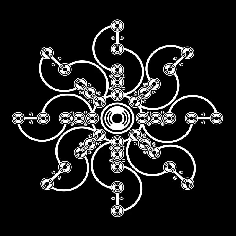 Kornkreis oder auch Crop circle genannt.